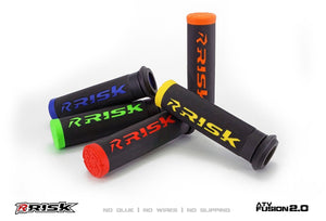 FUSION 2.0 Ergo ATV/MTB Grips with Fusion Grip Tech Bonding System