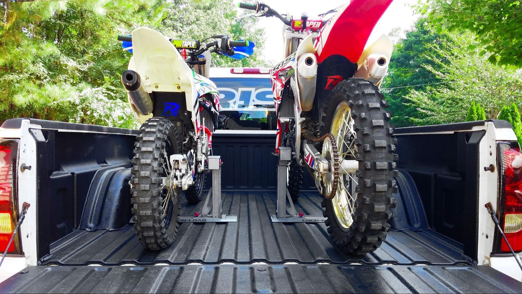 How Do You Secure a Dirt Bike in a Truck? - Risk Racing