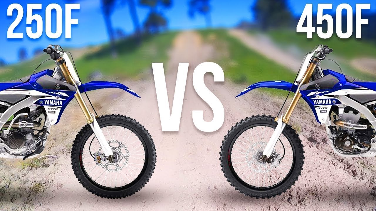What's the Difference Between a 250cc and 450cc Dirt Bike?