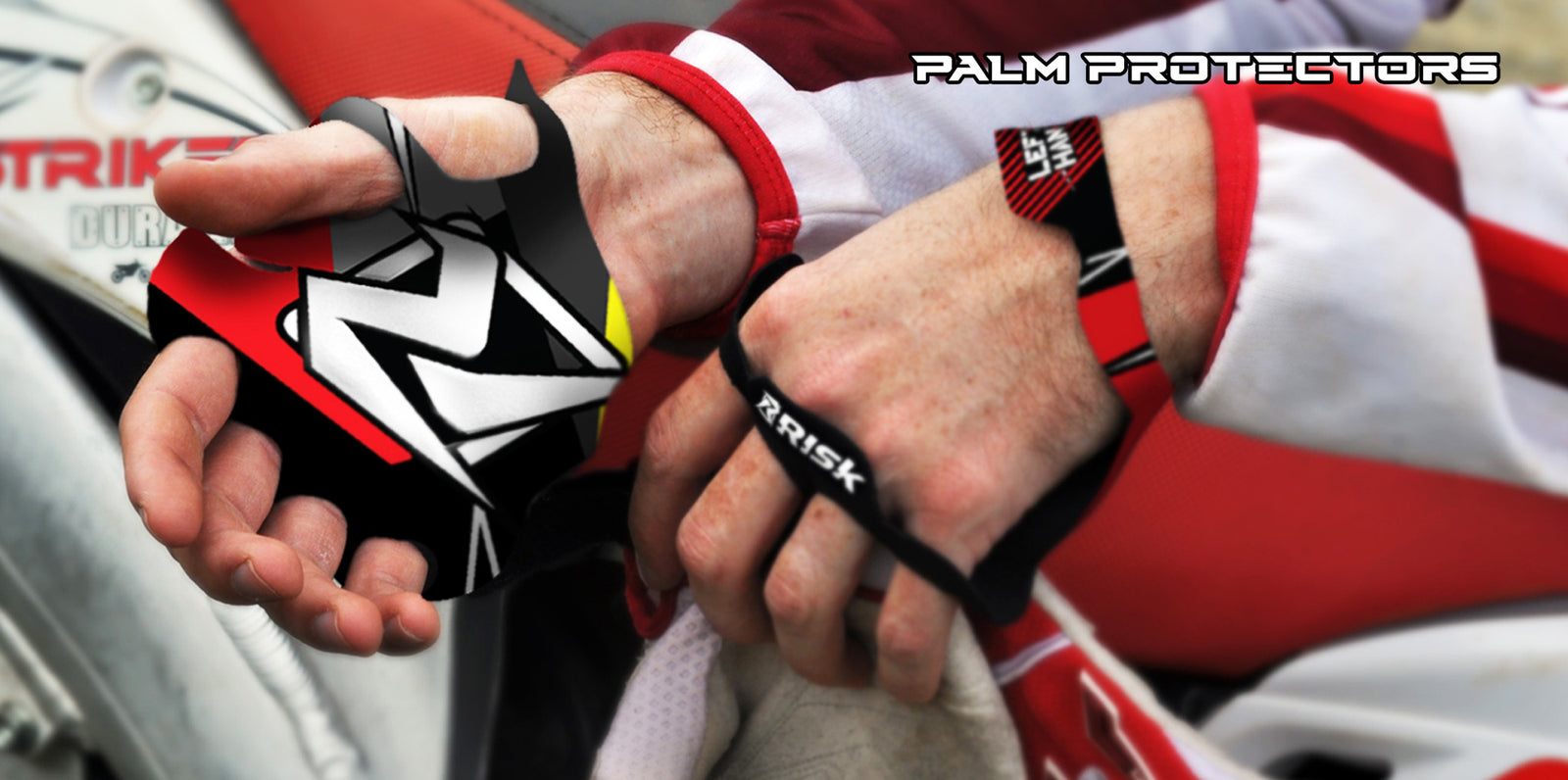 Palm Protectors - Wear under gloves for extra protection against blisters, calluses and reduce vibration and and hand/arm fatigue // Risk Racing Europe