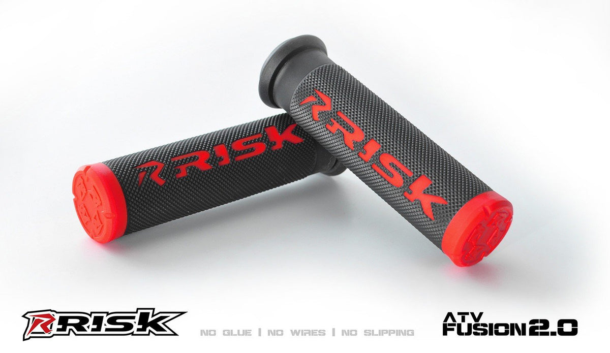 FUSION 2.0 Ergo ATV/MTB Grips with Fusion Grip Tech Bonding System