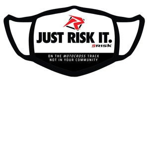 Face Mask - Prevent COVID-19 spread with Just RISK It Cloth Face Mask Covering by Risk Racing