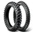 Plews Tyres - MX2 MATTERYLY GP - Front & Rear Combo | Intermediate - Motocross Tires - 3/4 view