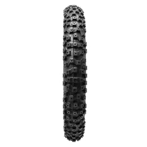 Plews Tyres MX3 Foxhills font tire - straight on skinny view