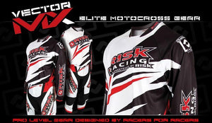 Risk Racing Vector MX Jersey - close up details | Risk Racing Europe
